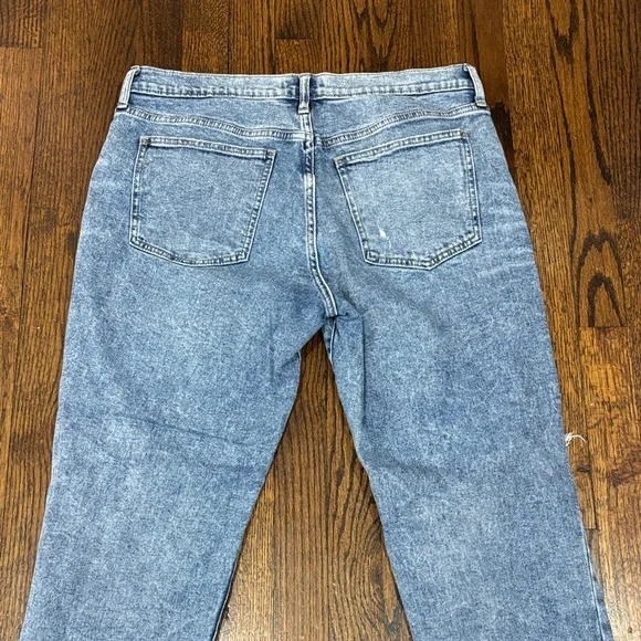 Gap Distressed girlfriend Blue Jeans size 12 - Picture 4 of 5